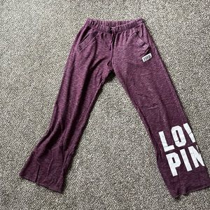PINK sweatpants maroon size XS